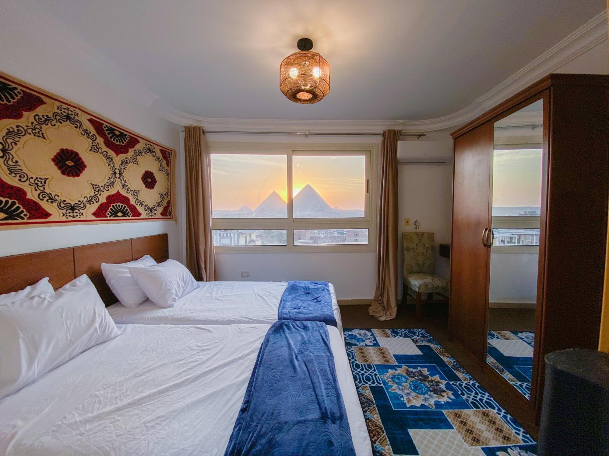 Oscar Pyramids View Hotell Nazlet el-Sîsi Exteriör bild