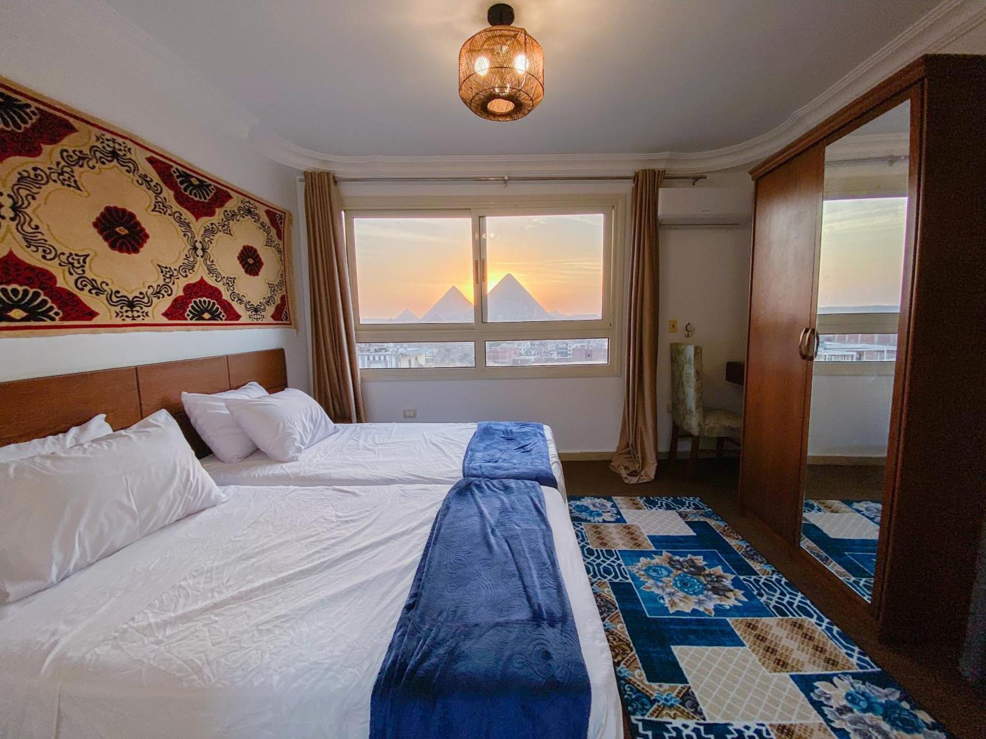 Oscar Pyramids View Hotell Nazlet el-Sîsi Exteriör bild