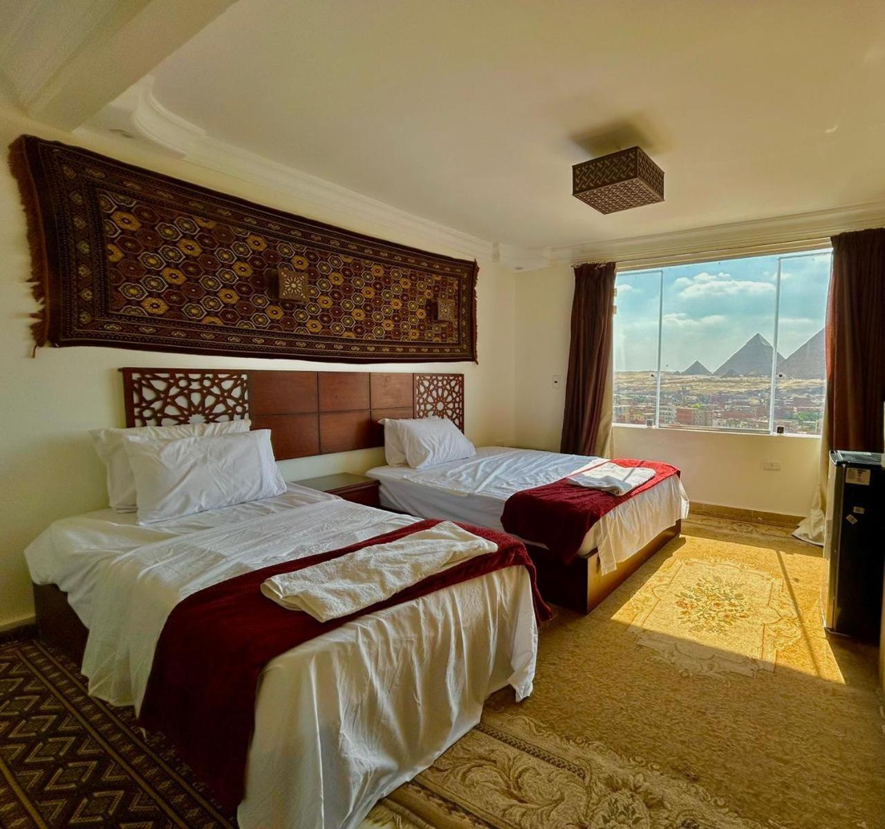 Oscar Pyramids View Hotell Nazlet el-Sîsi Exteriör bild