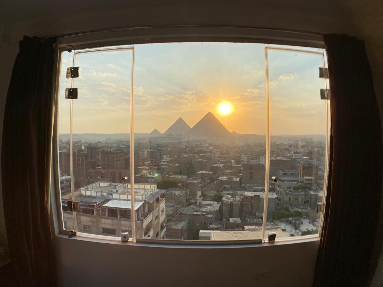 Oscar Pyramids View Hotell Nazlet el-Sîsi Exteriör bild