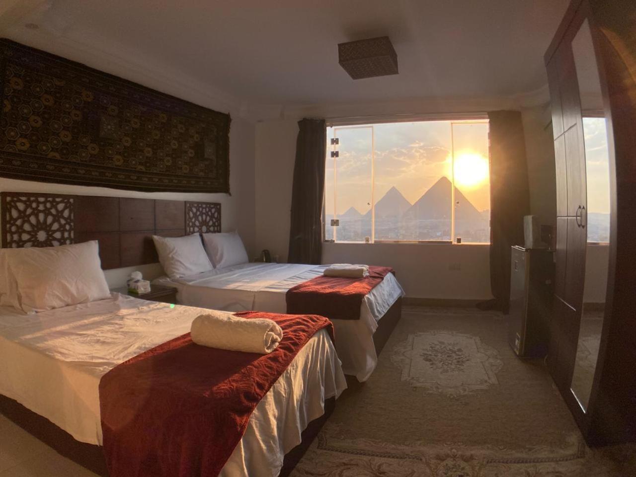 Oscar Pyramids View Hotell Nazlet el-Sîsi Exteriör bild
