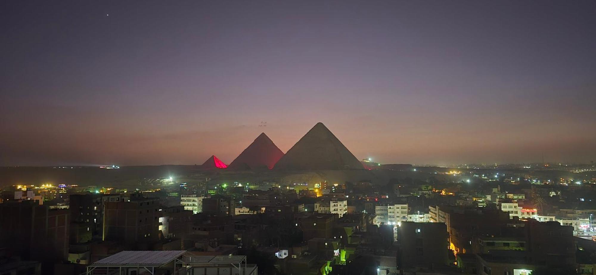 Oscar Pyramids View Hotell Nazlet el-Sîsi Exteriör bild