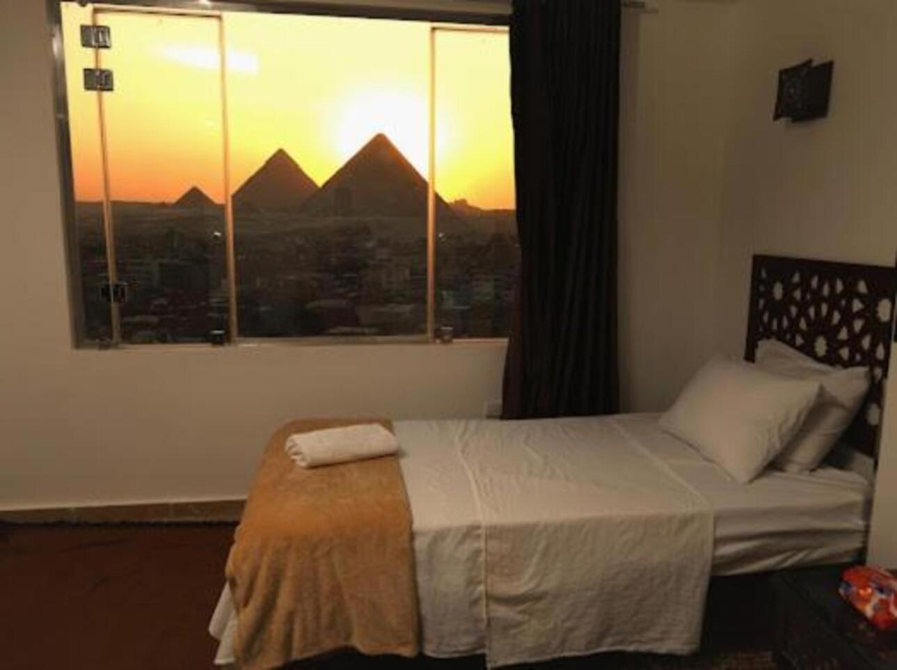 Oscar Pyramids View Hotell Nazlet el-Sîsi Exteriör bild