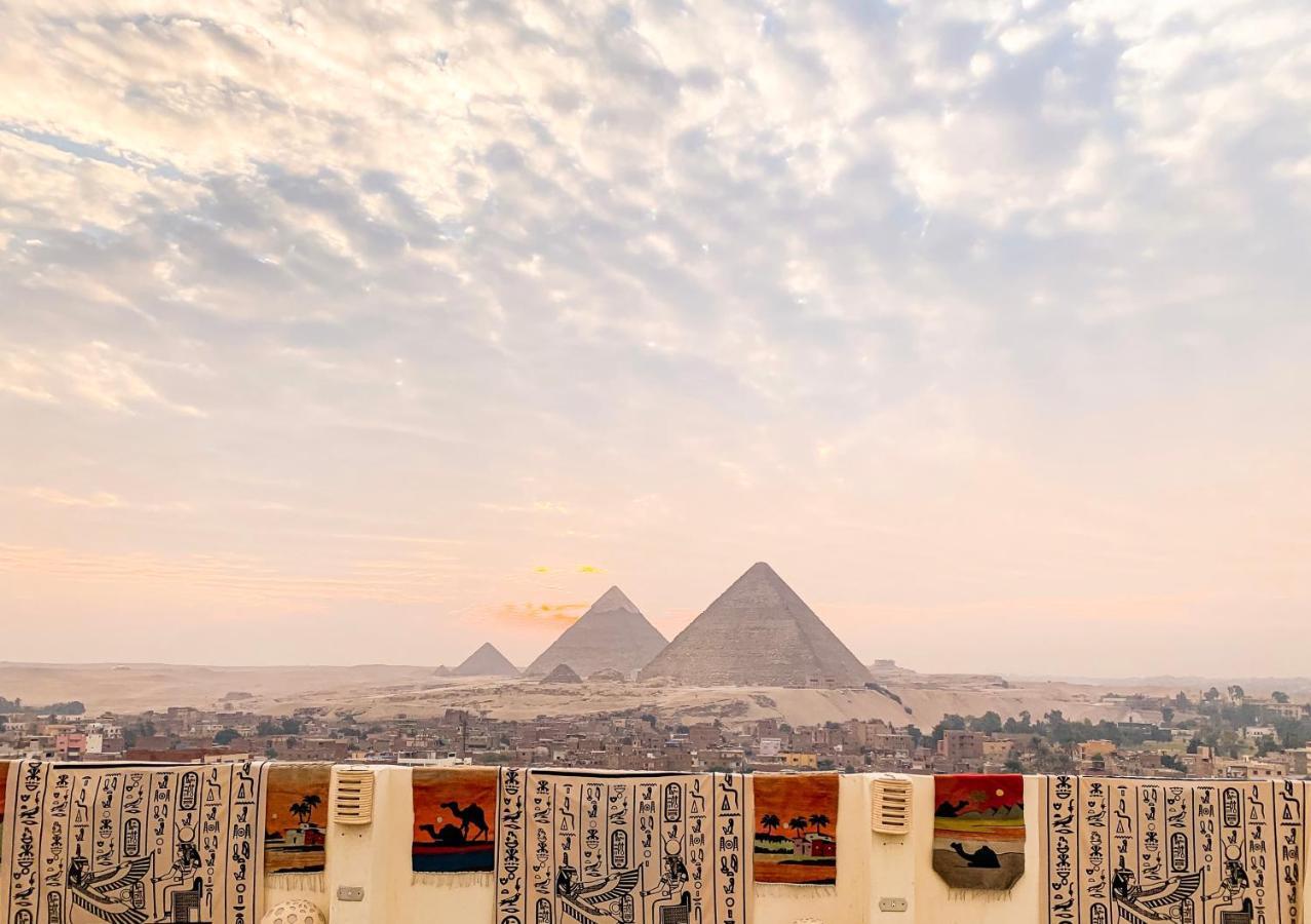 Oscar Pyramids View Hotell Nazlet el-Sîsi Exteriör bild
